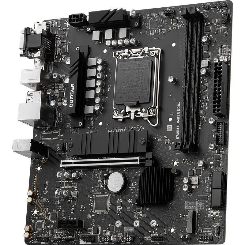 Подходит для Intel MSI PRO B760M Bomber DDR4 Bomb Bomb Бортовая версия без Wi-Fi