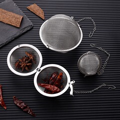クロスボーダー304ステンレス調味ボールお茶を入れて鍋の香料を漏らします。