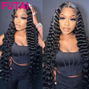 Amazon Loose Deep Wave Lace Front Wig full real Hair Human Hair Wig factory