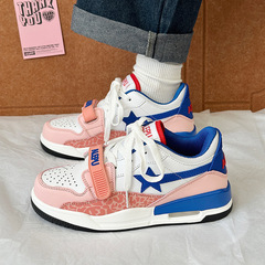 夏季透氣學生百搭氣墊運動鞋情侶高街輕便休閒星星鞋子女潮