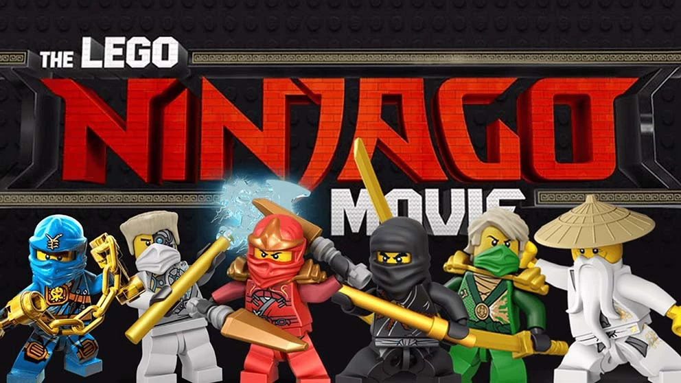Фотозона (Lego Ninjago) баннер для праздника, тонкая ткань 150×100–300×300 см, разные цвета