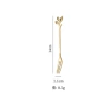 14cm leaf fork-gold