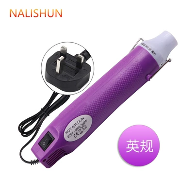 Round plug hot air gun – Repair kit - color-change-film-hot-air-gun-purple-english-rule