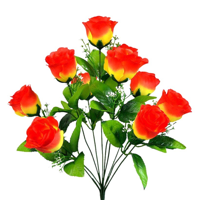 Pantalla de fotos Fabricante de flores de simulación al por mayor Flor de rosa de simulación Flor falsa Festival Arreglo floral de boda 10 Ramo de seda de rosa de pavo real