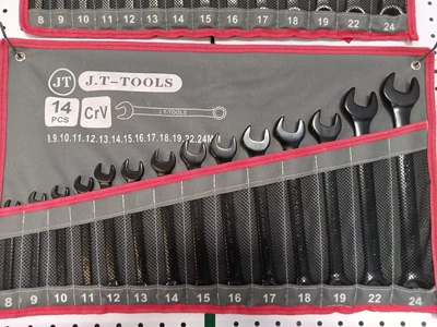 Set, 6-22 Piece Open-End, Mühərrik tənzimləmə alətləri - electrophoresis-black-14-piece-set-gray