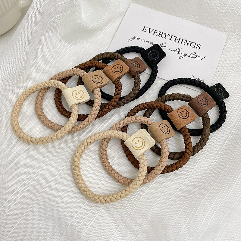 Cuerda para el cabello de alta elasticidad y duradera, banda de goma para atar el cabello para mujeres, celebridad de Internet 2024, nueva cuerda para el cabello simple, lazo para el cabello