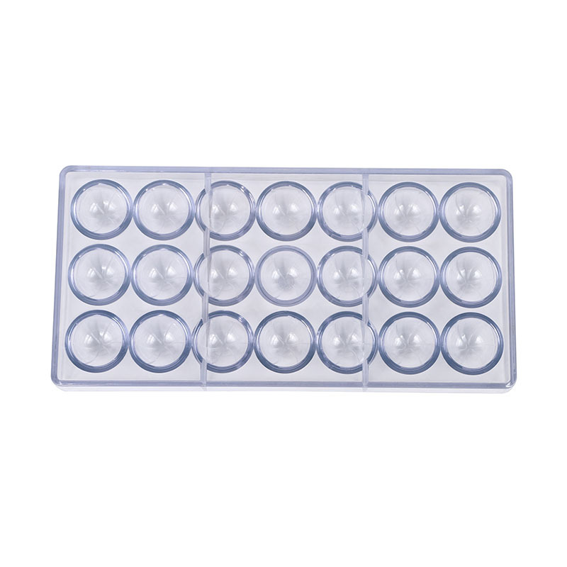 Suministro directo de fábrica molde de chocolate DIY herramientas para hornear molde de caramelo de chocolate de plástico duro molde para hornear