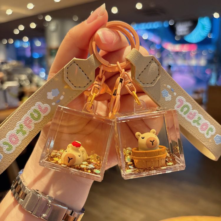 61g Weight Bag Pendant, Keychain Classification 1 Piece Quantity Holiday, Daily Occasion Acrylic Material Cartoon Character Pattern Unisex Gender Cute Style 1 Piece Cute Cartoon Character Acrylic Unisex Bag Pendant Keychain 10