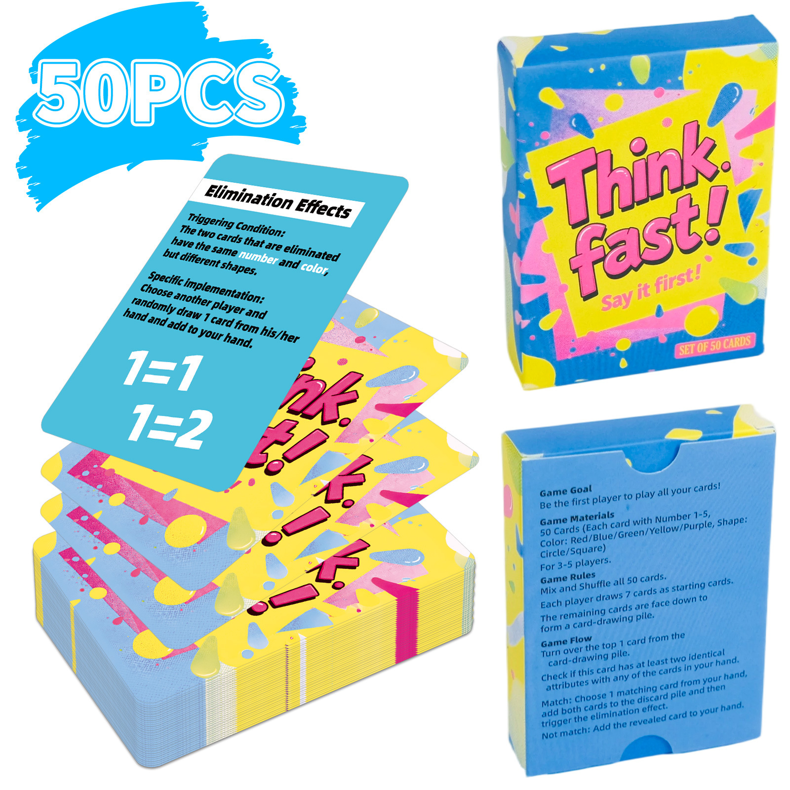 Creative Board Game For Party 2-5 Players Interactive Card Set_voghion.com