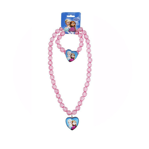 Frozen Crown Magic Wand Children's Elsa Princess Accessory Girl Child Performance Wig Necklace Bracelet Set