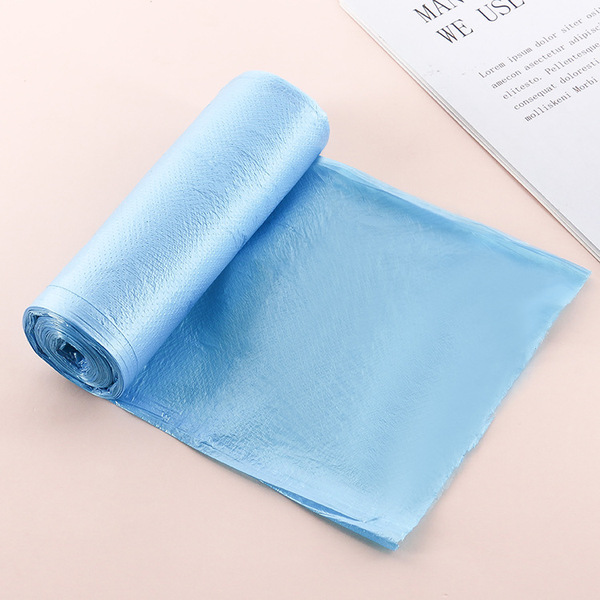 Plastic disposable garbage bag for home use