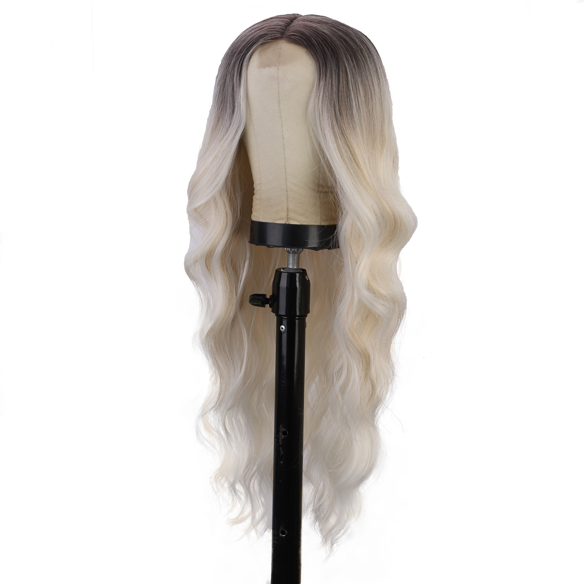 Women's Simple Style Casual High Temperature Wire Long Bangs Long Curly Hair Wigs display picture 3