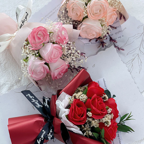 Mother's Day dried flower bouquet mini flower bouquet everlasting flower manufacturer wholesale welfare promotional gift DIY direct sales
