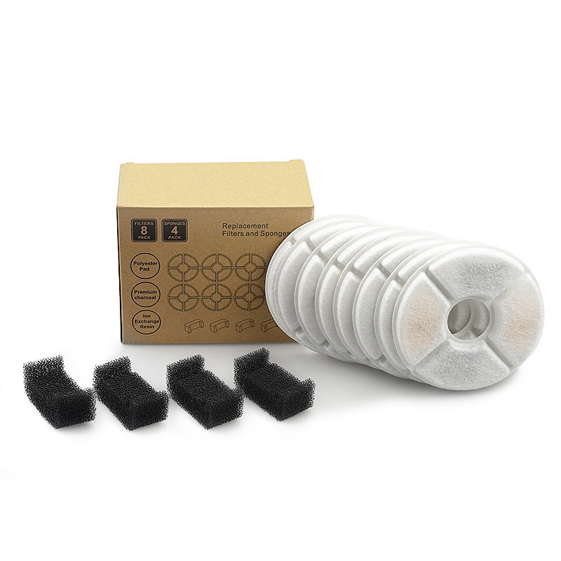 Amazon gatos bebedores de agua de 2.4L pequeñas flores bebedores de agua de mascotas de circulación automática de flujo bebedor de agua para perros