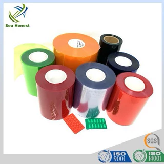 高阻隔PVC/PVDC 药品级 透明 彩色 可定制泡罩药片奶片食药品包装
