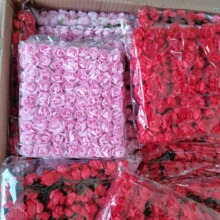 手工杜鵑花紙花仿真玫瑰牡丹花喜糖盒禮品盒花環婚慶DIY配件材料
