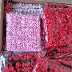 Ручной работы рододендрон наклейка цветок моделирование роуз пионы счастье сахарница подарочные коробки гирлянда свадьба DIY монтаж материал