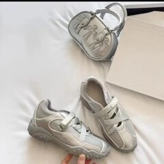 玛丽珍内增高芭蕾德训鞋女2025新款小个子夏季厚底休闲运动鞋凉鞋