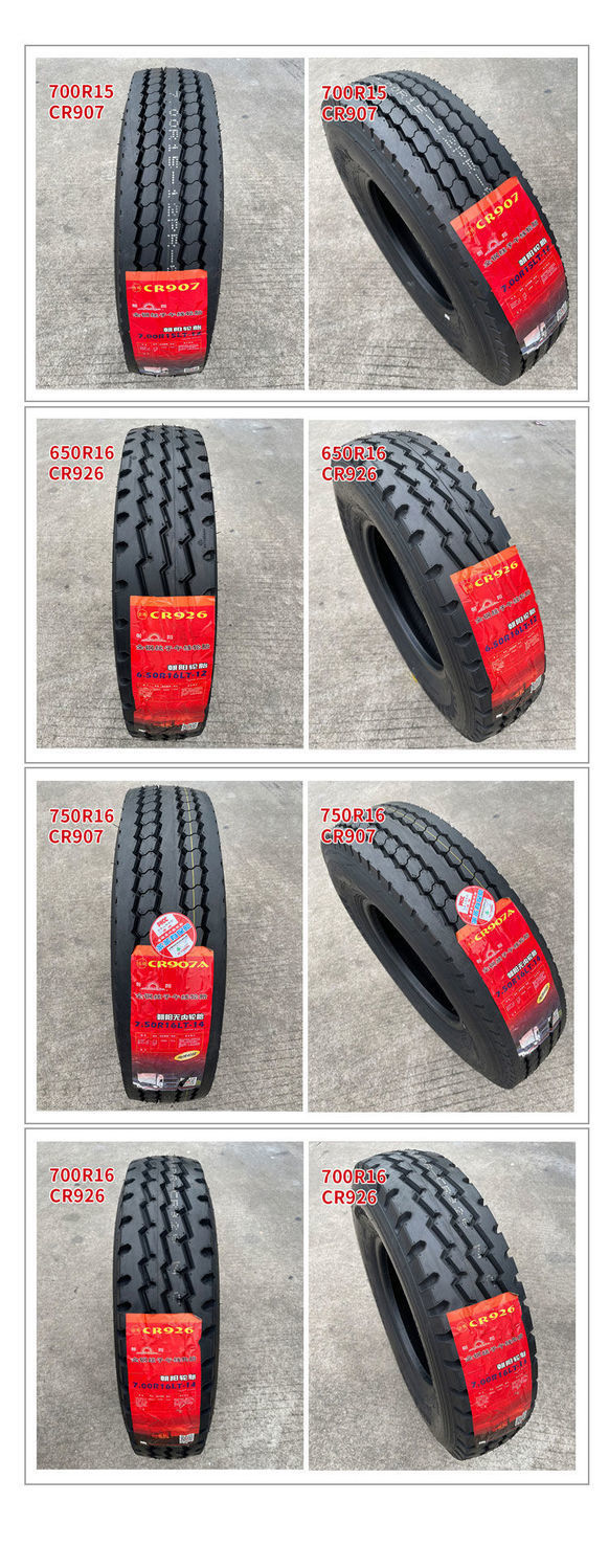 Chaoyang Tire 650 700 750 825 R16 r16LT -16 R15 All Steel Wire Vacuum Tire Truck