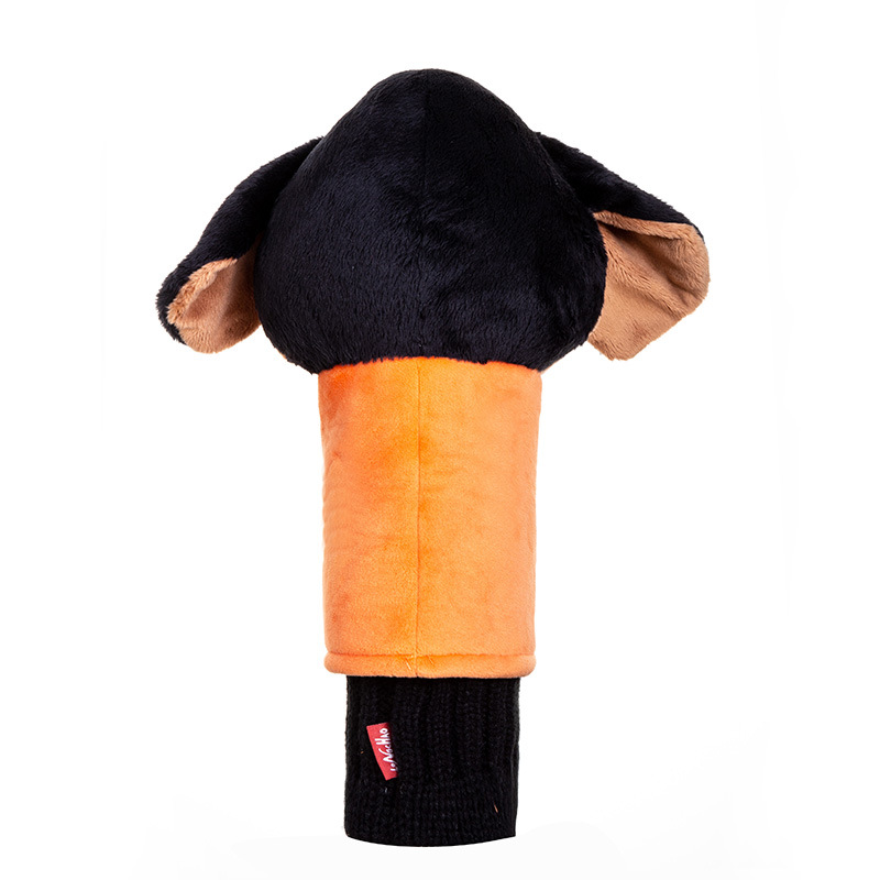 Venta caliente transfronteriza Big Eye Dog Golf Club cubierta N ° 1 varilla de felpa tapa cubierta protectora cabeza de bola cubierta de fábrica al por mayor