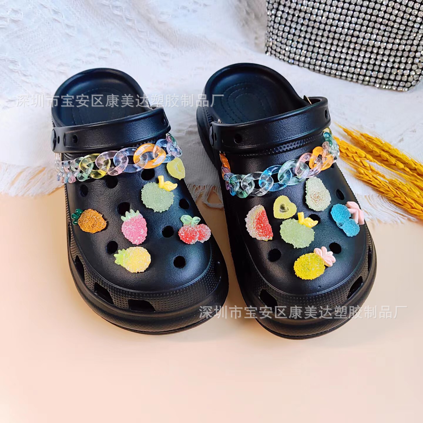 K105-sugar 과일 세트 컬러 체인 (신발 제외)