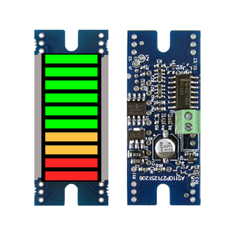 电瓶车电量显示LED光柱模组