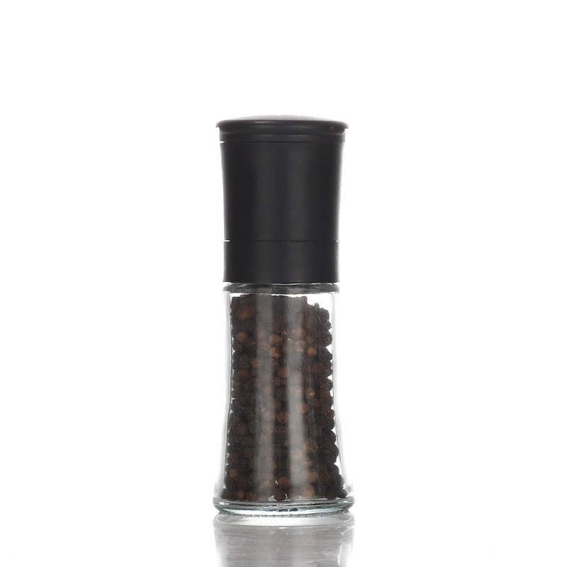 Molinillo de condimentos de vidrio, manual, para cocina
