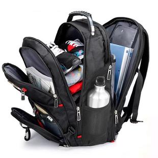 Swiss Backpack Men's Large-Capacity Business Travel Travel Computer Bag Junior High School Student School Bag Mountaineering Bag Men's Backpack