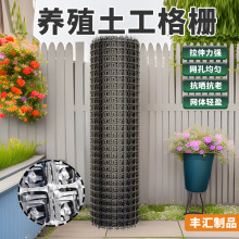塑料土工格栅网防护养殖鸡鸭胶网家用菜园玉米护栏户外养鸡围栏网