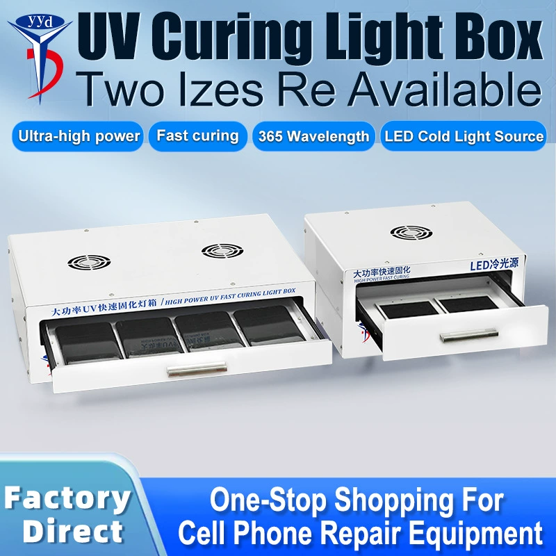 Трансграничная высокая мощность УФ быстрое отверждение световой короб оборудование светодиодный источник холодного света УФ-отверждение настольный быстрый отверждение