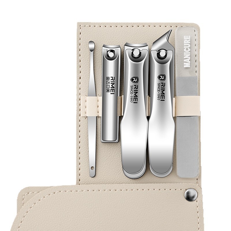 Jinda Rimei Nailcutter Kit Household Nail Cutter de alta calidad, pinzas de uñas oblicuas, conjunto completo de herramientas de manicure pedicura image 5