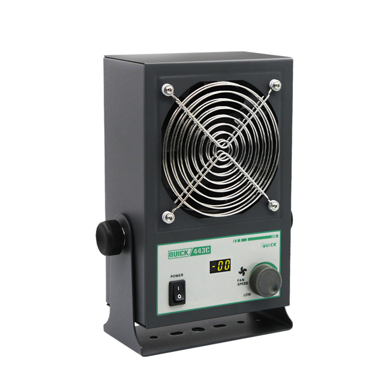 QUICK快克443C直流型离子风机大风量除静电443D智能静电消除器