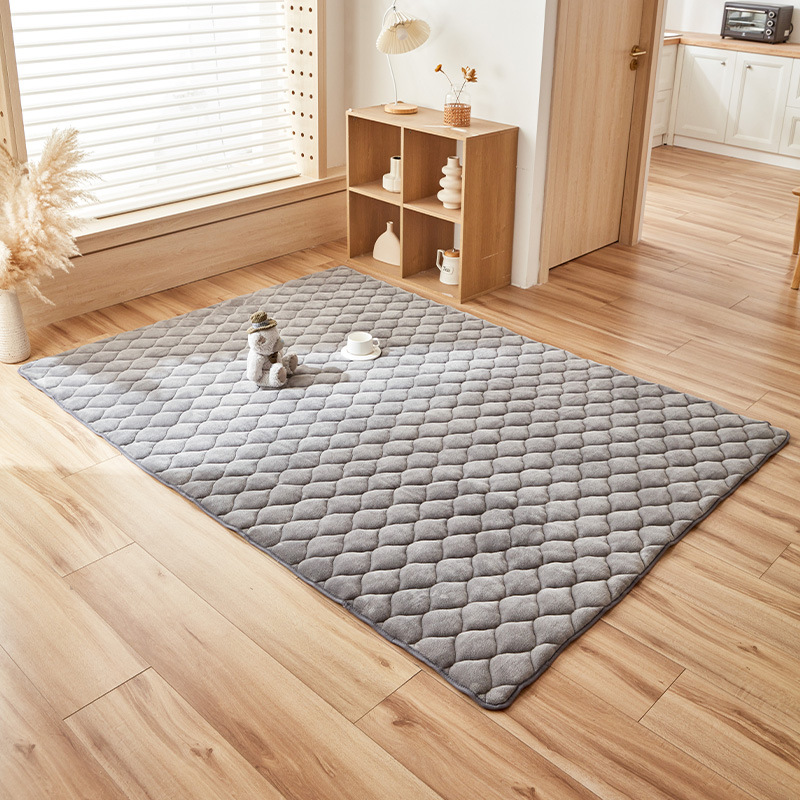 플러시 푹신한 쿠션 그레이