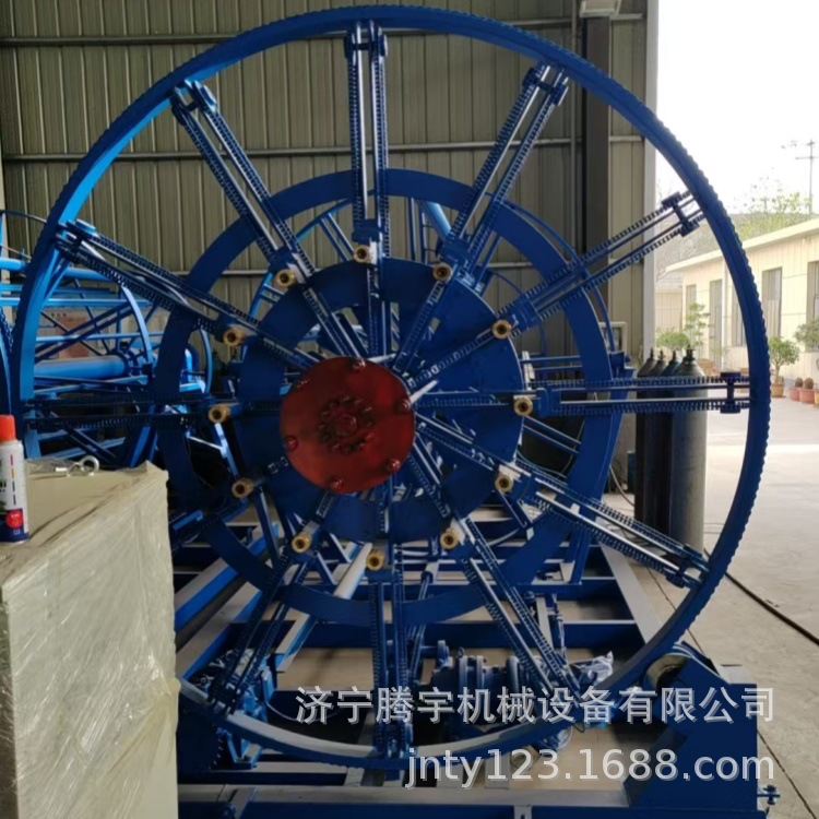 涵管检查井钢筋笼制作 数控钢筋笼滚焊机厂家 水泥管滚焊机供应