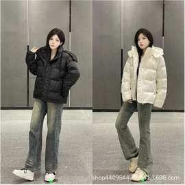 LULU同款Wunder puff泡芙五格羽绒服休闲带帽子冬季保暖外套女款
