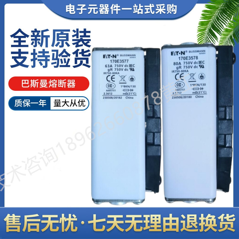 巴斯曼 BUSSMANN 熔断器 170E3577 170E3583 170E3578 170E3584