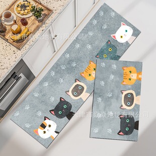 ✅Kitchen Mat Floor Mat Oil-proof Waterproof Non-slip Dirty-resistant Water Absorbent Entrance Door Toilet Entrance Door Door Mat Home