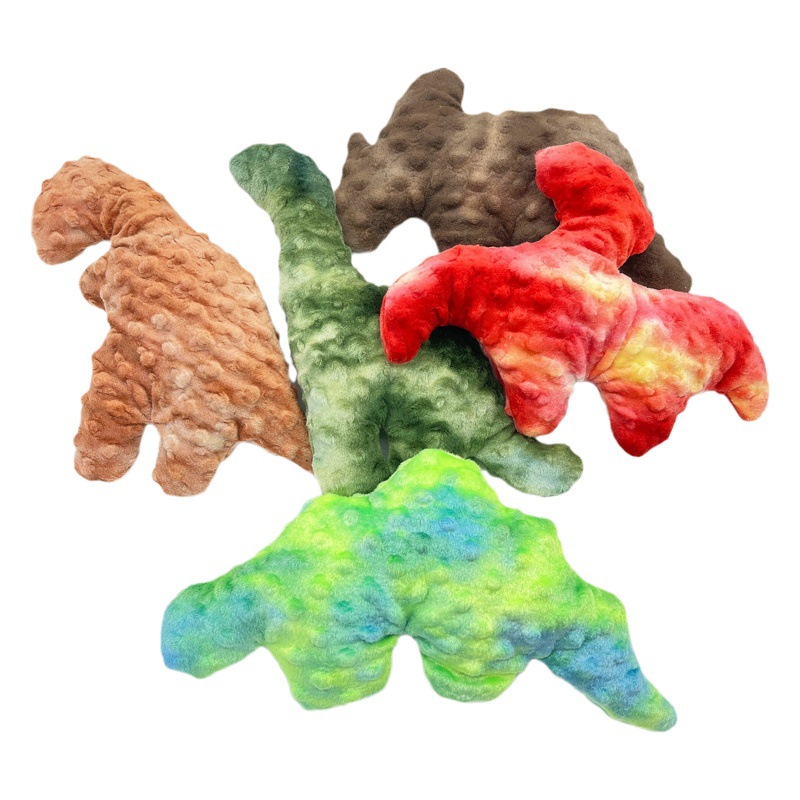 Venta caliente transfronteriza Juguete para perros que suena juguete para mascotas Crujir dinosaurio felpa pollo pieza Dragón resistente al desgarro Juguete para perros