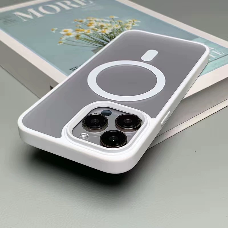 Чехол для телефона (Apple) iPhone 17 серии, матовый, с кольцом MagSafe-подобным, антивандальный