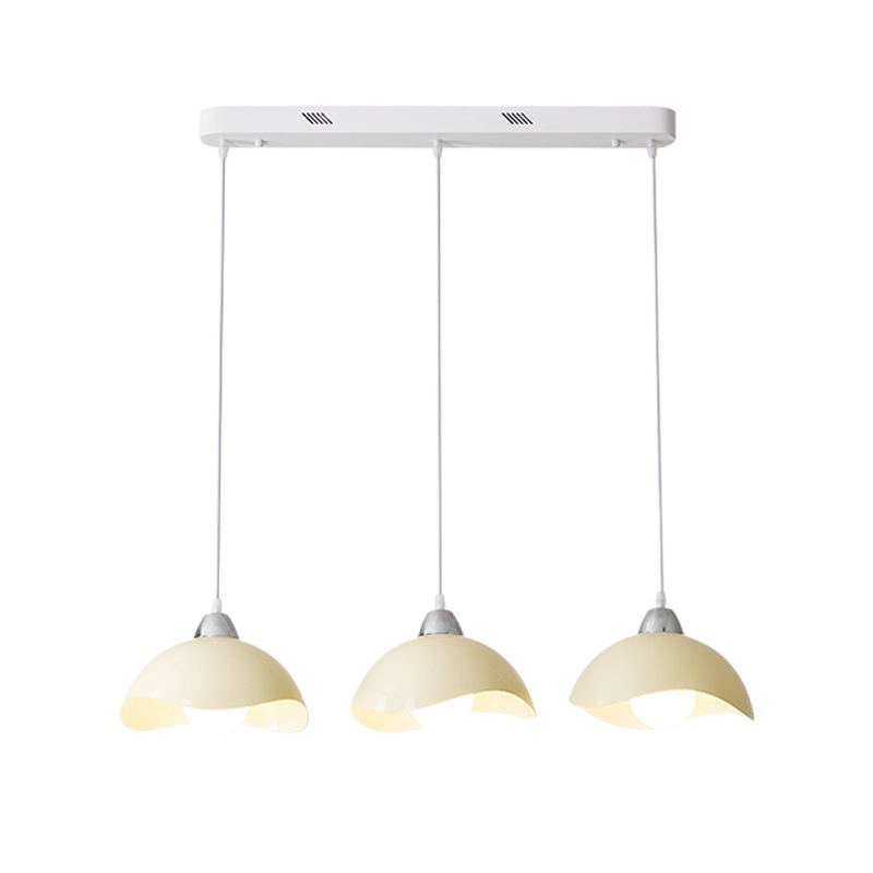 Nueva lámpara de comedor candelier de tres extremos moderna simple mesa de comedor red lujoso creativo bar lámparas minimalistas