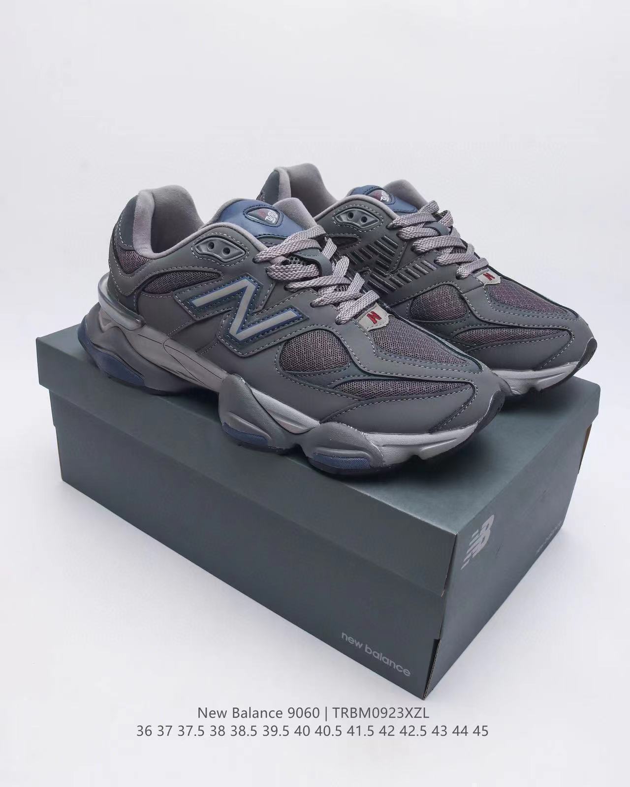 Fabricante Putian venta directa nb9060 milenio pezuña de elefante para hombres y mujeres con una base gruesa elevación deportiva de tendencia milenial para correr