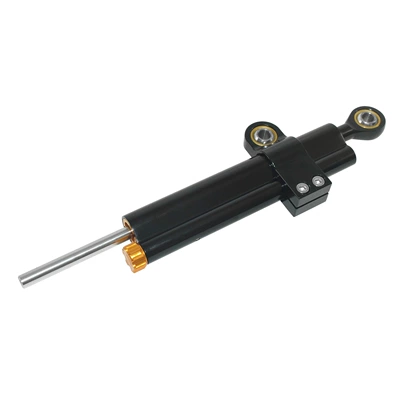 Motorcycle frame: Anti-Shake Steering Buffer - dual-pump-model-black-handle-gold-dot