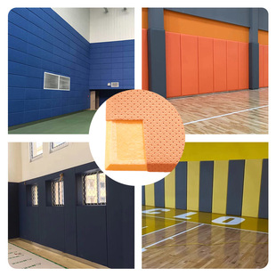 Basketball Court Kindergarten Anti-Collision Sound-Absorbing Soft Package Thickeneded Flame-Retardant Wall Anti-Collision Wall Soft Package Wall Surround Column Wall Pad