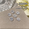 Zirconium, crystal with butterfly, jewelry, transparent nail decoration, fake nails, wholesale