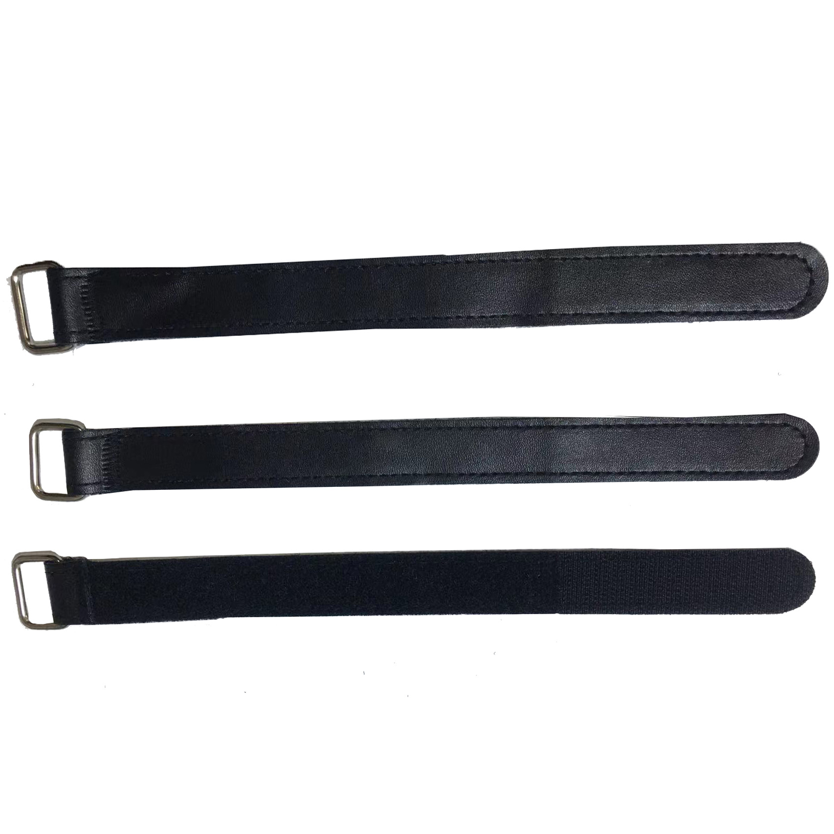 Model aircraft battery reverse buckle strap storage color Velcro strap PU leather Velcro fastener data cable power harness