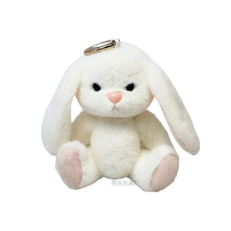 Colgante de peluche muñeca articulaciones móviles colgante de oso suéter conejo muñeca colgante llavero puede agregar logotipo
