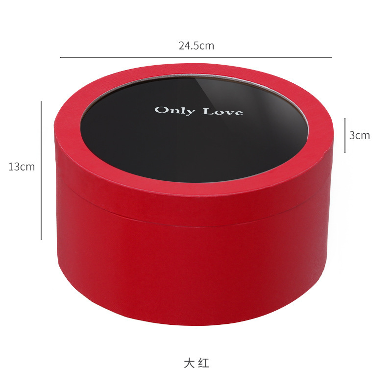 Caja de regalo de frutas Caja de embalaje de alta calidad Caja de regalo de Año Nuevo Caja de regalo de primavera Cubierta transparente Caja de embalaje de alta calidad Caja vacía de mano