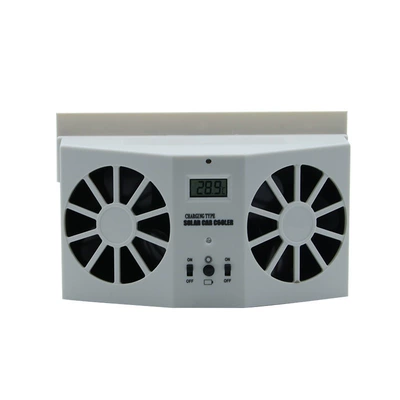 Digər kiçik elektrik cihazlar New Model USB Interface - thermometer-type-exhaust-fan-white-solar