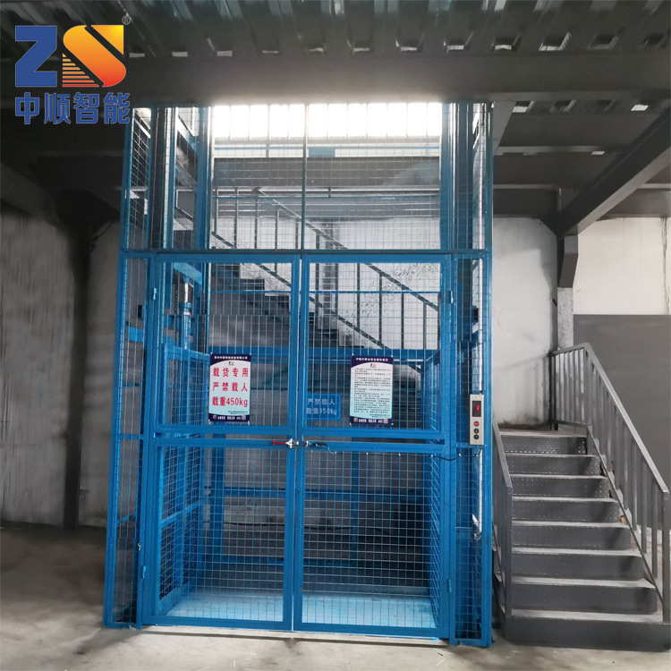 惠州厂家导轨式液压升降作业平台 楼层货物提升机 载货电梯