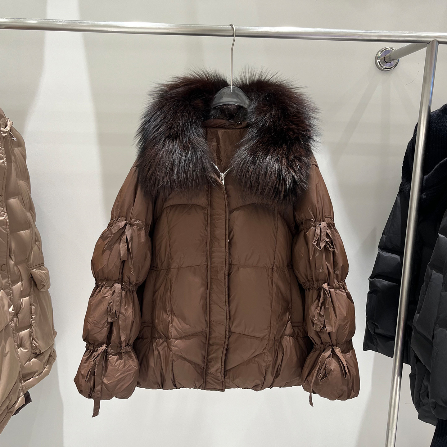 Winter fashionable warm down jacket